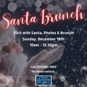 Santa Brunch at Zephyr Livermore